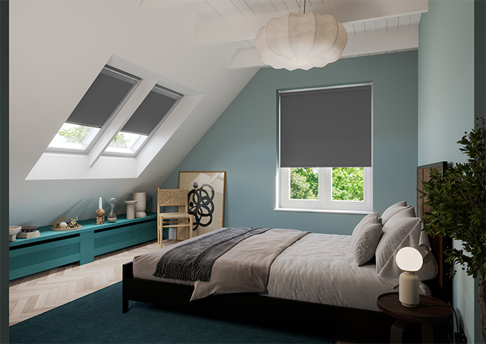 Trinity (Blackout), Fossil Grey - Loft Blind - Image 6